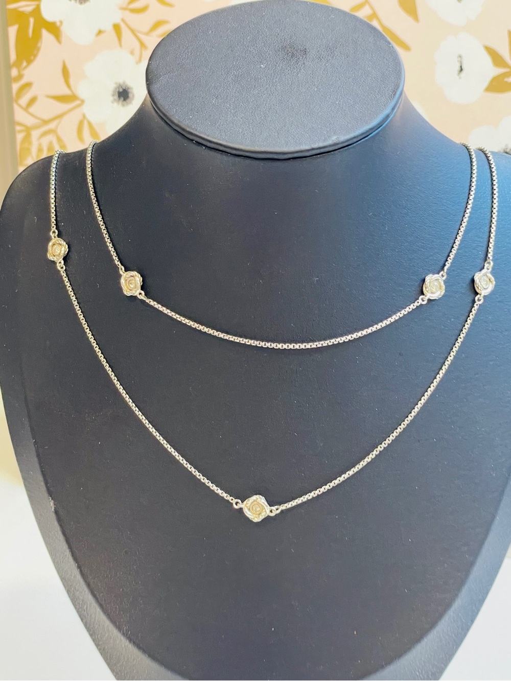 David Yurman Sterling Silver Diamond Infinity Necklace